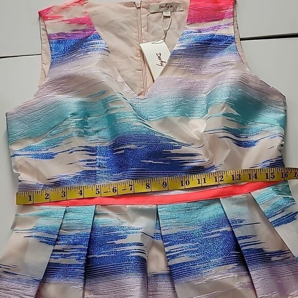 Rene Derhy NWT Aberdeen Dress in Multi Blue/Pink/White - Picture 9 of 12